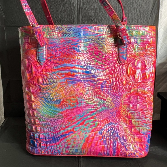 Women’s Brahmin Rainbow Fish Melbourne Handbag - Picture 2 of 8